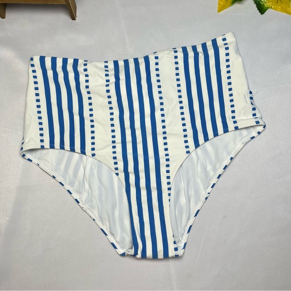 Lemlem x Anthropologie Eshe High Waist Bikini Bottom Size M